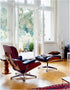 Eames Lounge Ottoman / Black Leather